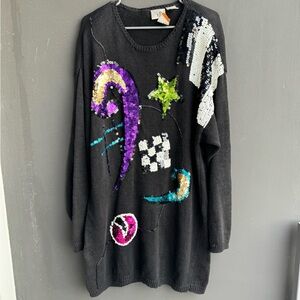Vintage Jason Maxwell sequin sweater